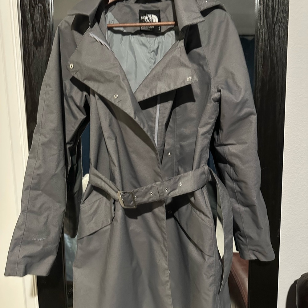 The North Face Women's Charcoal Trench Rain Coat